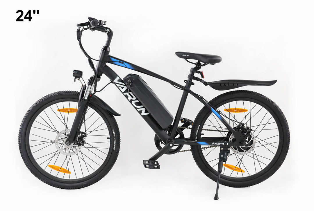 24", 26", 27.5" Wheel 21-Speed 48V Mountain Electric Bike Removable Battery Long Range For Adults and Children - Varun Altus E-Bike
