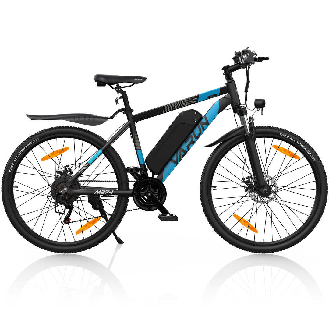 VARUN Electric Bike for Adults, Carry APP and 500W 20MPH Commuter Ebike with 48V Removable Battery, 24'' Electric Mountain Bike with Front Fork Suspension and Dual Disc Brakes