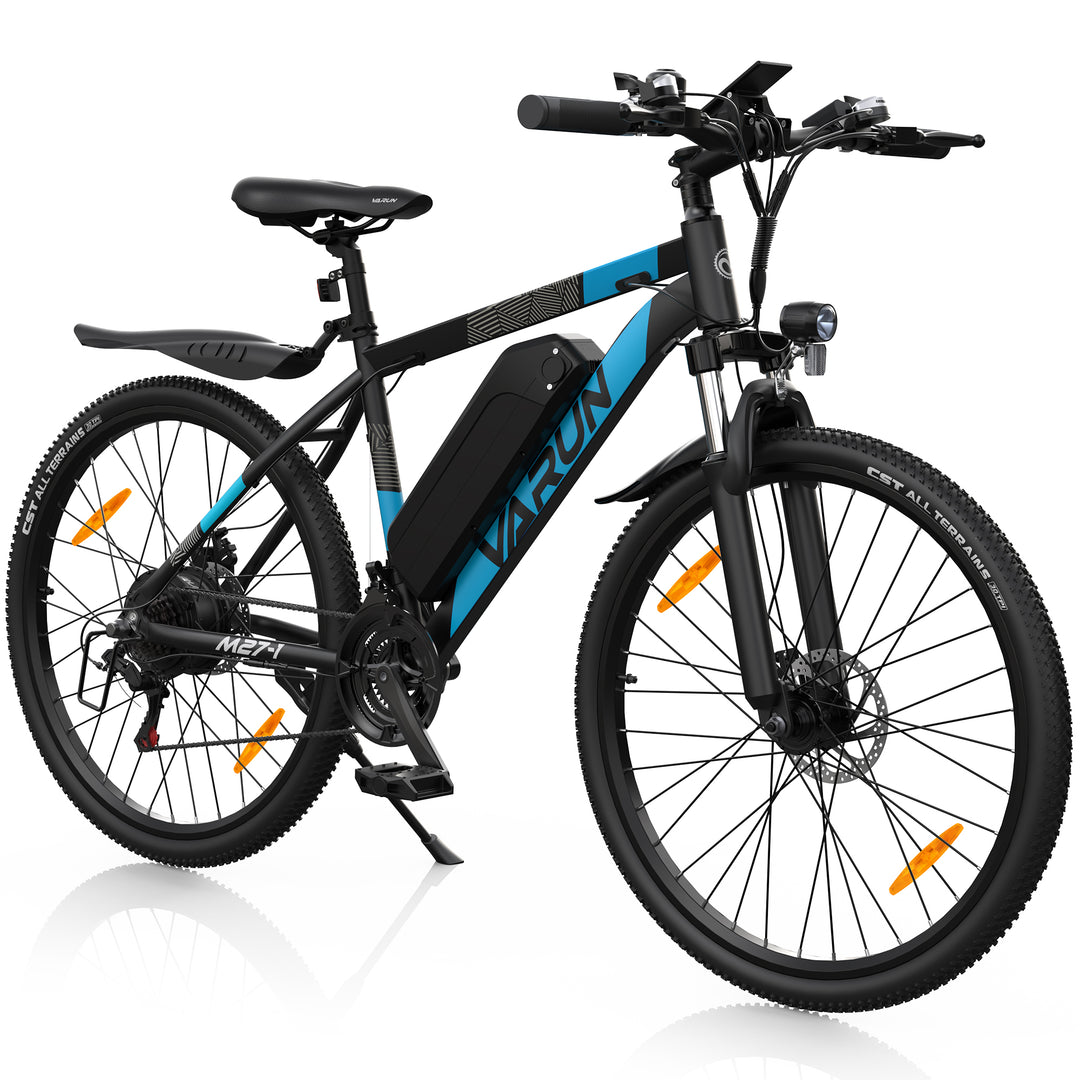 VARUN Electric Bike for Adults, Carry APP and 500W 20MPH Commuter Ebike with 48V Removable Battery, 24'' Electric Mountain Bike with Front Fork Suspension and Dual Disc Brakes