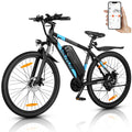 VARUN Electric Bike for Adults, Carry APP and 500W 20MPH Commuter Ebike with 48V Removable Battery, 24'' Electric Mountain Bike with Front Fork Suspension and Dual Disc Brakes