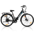 VARUN E Bike, 28 inch electric bike for men and women with 48V 500Wh battery, up to 250W 55NM motor, electric bike with 7-speed gearbox, LCD display, Pedelec city bike hiking electric bike